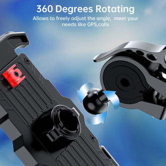 Choetech H067 adjustable bicycle phone holder - gray