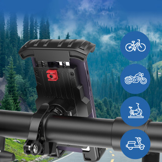 Choetech H067 adjustable bicycle phone holder - gray