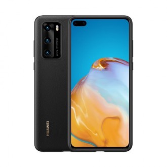 Huawei Original Silikonový Kryt pro Huawei P40 Black