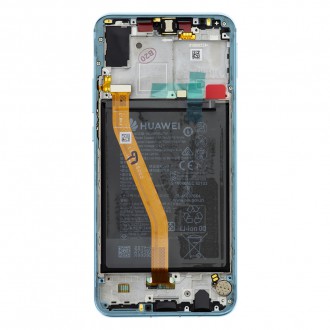 Huawei Nova 3 LCD Display + Dotyková Deska + Přední Kryt Blue (Service Pack)