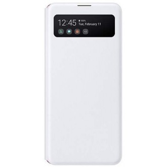Samsung S-View Pouzdro pro Galaxy A41 White (EF-EA415PWE)