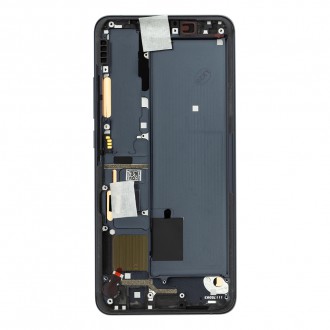 LCD Display + Dotyková Deska + Přední Kryt pro Xiaomi Mi Note10 Black (Service Pack)
