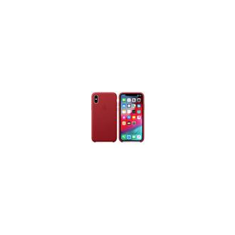 Apple Kožený Kryt pro iPhone X/XS Red (MRWK2ZM/A)