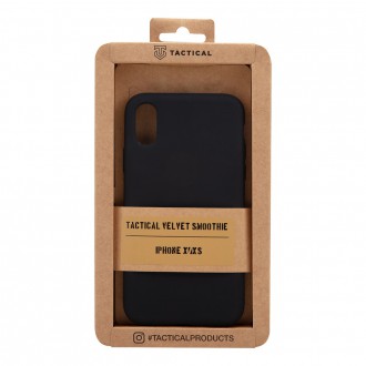 Tactical Velvet Smoothie Kryt pro Apple iPhone X/XS Asphalt