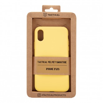 Tactical Velvet Smoothie Kryt pro Apple iPhone X/XS Banana