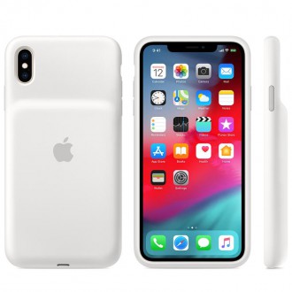 Apple Smart Battery Kryt pro iPhone XS Max White (MRXR2ZM/A)