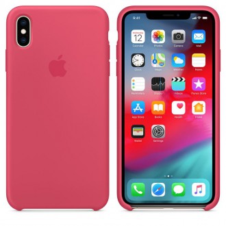 Apple Silikonový Kryt pro iPhone XS Max Hibiscus (MUJP2ZM/A)