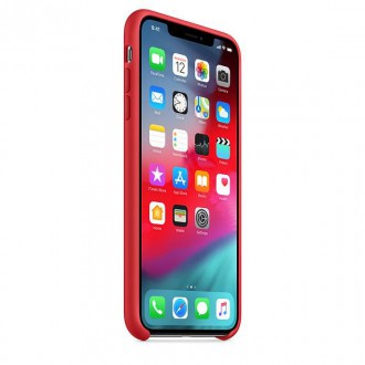 Apple Silikonový Kryt pro iPhone XS Max Red (MRWH2ZM/A)