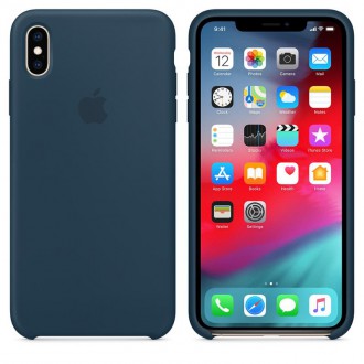 Apple Silikonový Kryt pro iPhone XS Max Pacific Green (MUJQ2ZM/A)