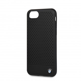 BMW Perforated Leather Hard Case pro iPhone 8 Black (BMHCI8PEBOBK)