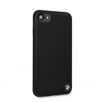 BMW Perforated Leather Hard Case pro iPhone 8 Black (BMHCI8PEBOBK)