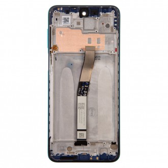 LCD Display + Dotyková Deska + Přední Kryt pro Xiaomi Redmi Note 9S Blue (Service Pack)