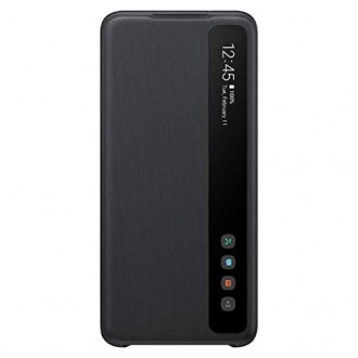 Samsung Clear S-View Pouzdro pro Galaxy S20+ Black (EF-ZG985CBE)