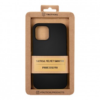Tactical Velvet Smoothie Kryt pro Apple iPhone 12/12 Pro Asphalt