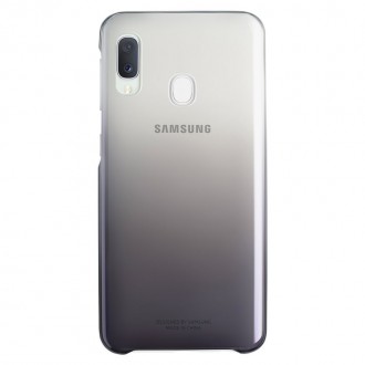 Originální Kryt Samsung EF-AA202CBE Samsung Gradation pro Galaxy A20e Black