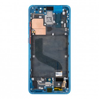 LCD Display + Dotyková Deska + Přední Kryt pro Xiaomi Mi9T Blue (Service Pack)