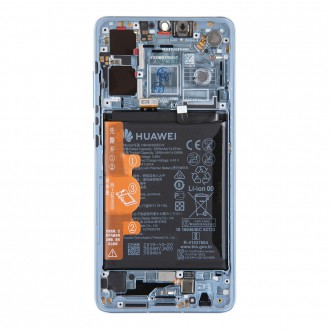Huawei  P30 LCD Display + Dotyková Deska + Přední Kryt + Baterie Gradient Blue