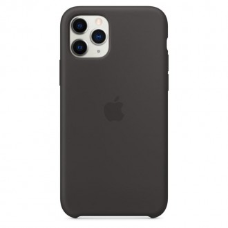 Apple Silikonový Kryt pro iPhone 11 Pro Black (MWYN2ZM/A)