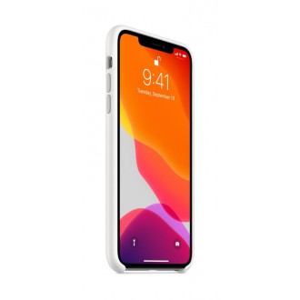 Apple Silikonový Kryt pro iPhone 11 Pro Max White (MWYX2ZM/A)