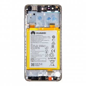 Huawei P10 Lite LCD Display + Dotyková Deska + Přední Kryt + Baterie Black