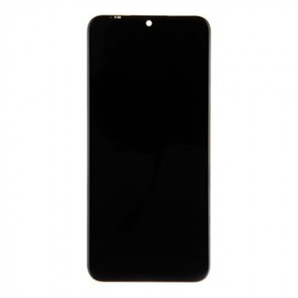 Motorola E6 Plus LCD Display + Dotyková Deska Black (Service Pack)