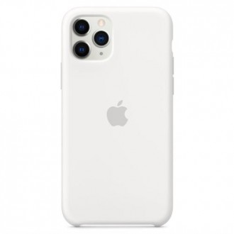 Apple Silikonový Kryt pro iPhone 11 Pro White (MWYL2ZM/A)
