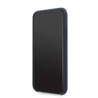 BMW Signature Silikonový Kryt pro iPhone 11 Navy (BMHCN61SILNA)
