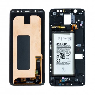 LCD display + Dotyk Samsung A605 Galaxy A6 Plus 2018 Black (New Swap Unit)