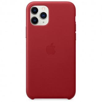 Apple Kožený Kryt pro iPhone 11 Pro Red (EU Blister) (MWYF2ZM/A)