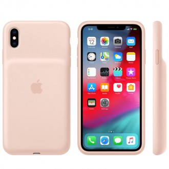 Apple Smart Battery Kryt pro iPhone XS Pink Sand (MVQP2ZM/A)
