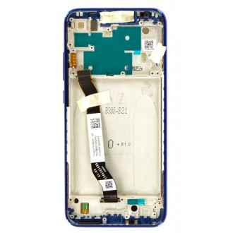 LCD Display + Dotyková Deska + Přední Kryt pro Xiaomi Redmi Note 8 Blue (Service Pack)