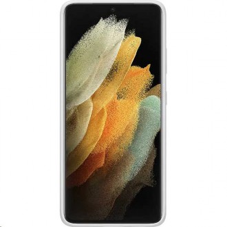Samsung Silikonový Kryt pro Galaxy S21 Ultra Light Gray (EF-PG998TJE)