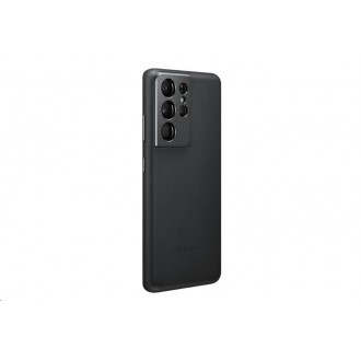 Samsung Kožený Kryt pro Galaxy S21 Ultra Black (EF-VG998LBE)