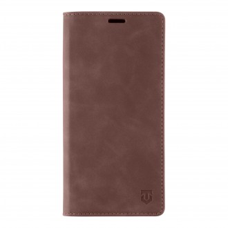 Tactical Xproof PU Kožené Book Pouzdro pro Samsung Galaxy A42 Mud Brown