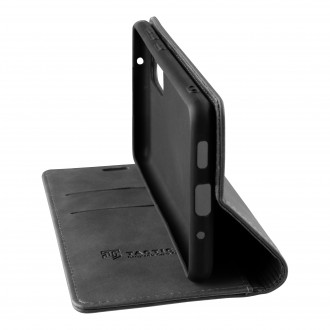 Tactical Xproof PU Kožené Book Pouzdro pro Samsung Galaxy A51 Black Hawk