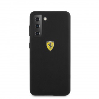 Ferrari SF Silikonový Kryt pro Samsung Galaxy S21 Black (FESTPSHCS21SBK)