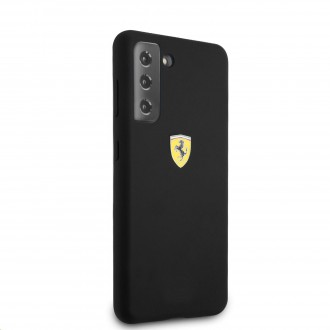 Ferrari SF Silikonový Kryt pro Samsung Galaxy S21 Black (FESTPSHCS21SBK)