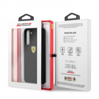 Ferrari SF Silikonový Kryt pro Samsung Galaxy S21 Black (FESTPSHCS21SBK)