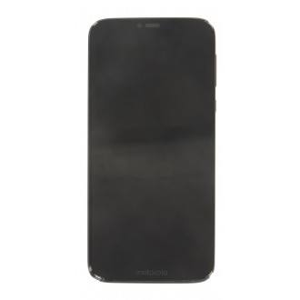 Motorola G7 Power LCD Display + Dotyková Deska + Přední Kryt  Black (Service Pack)