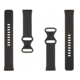 Tactical 718 Silikonový Řemínek pro Fitbit Sense Black