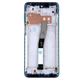 LCD Display + Dotyková Deska + Přední Kryt pro Xiaomi Redmi Note 9 Pro Max Aurora Blue