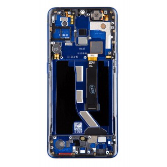 LCD Display + Dotyková Deska + Přední Kryt pro Realme X2 Pro Neptun Blue (Service Pack)