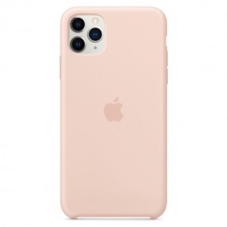 Apple Silikonový Kryt pro iPhone 11 Pro Max Pink Sand (EU Blister) (MWYY2ZM/A)