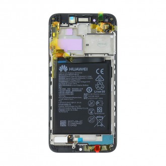 Honor 6A LCD Display + Dotyková Deska + Přední Kryt Grey (Service Pack)