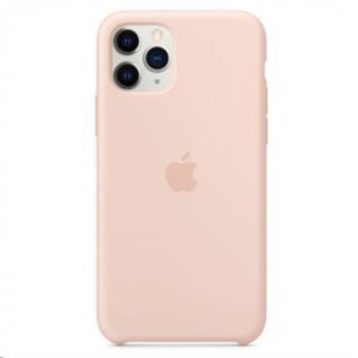 Apple Silikonový Kryt pro iPhone 11 Pro Pink Sand (MWYM2ZM/A)