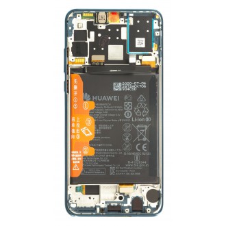 Huawei P30 Lite 2020 New Edition LCD Display + Dotyková Deska + Přední Kryt Blue (pro 48MP foto) (Service Pack)