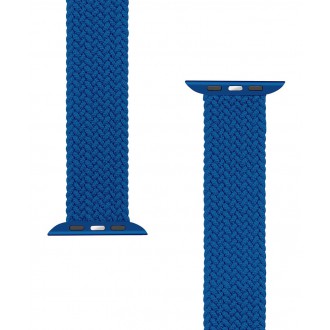 Tactical 770 Pletený Převlékací Řemínek pro iWatch 1/2/3/4/5/6/SE 42/44mm vel. L Blue
