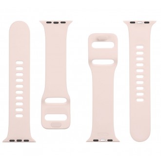 Tactical 796 Silikonový Řemínek s Přezkou pro Apple iWatch 1/2/3/4/5/6/SE 42/44mm Pink