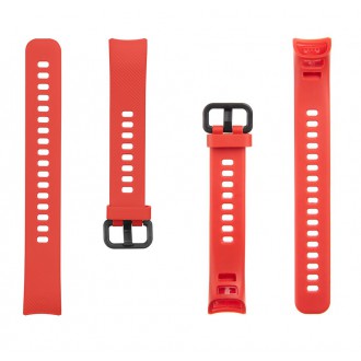 Tactical 442 Silikonový Řemínek pro Honor Band 4/5 Red