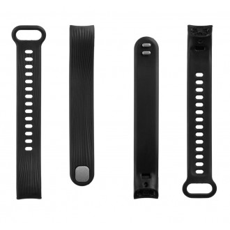 Tactical 566 Silikonový Řemínek pro Honor Band 3 Black